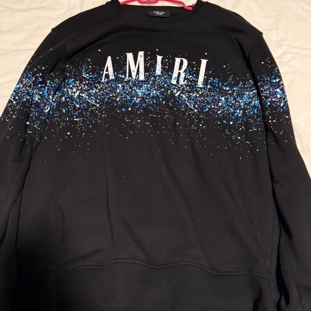 Amiri Sweatshirt- black and blue